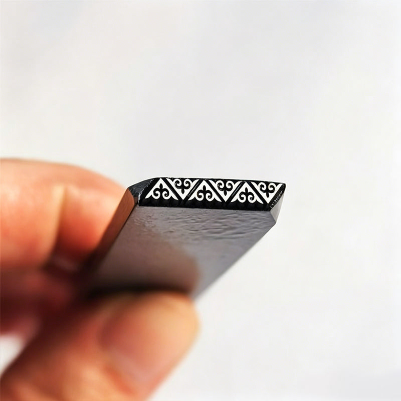 Delicate Lace Edge Metal Stamp | Jewelry Maker’s Hole Punch for Custom Ring & Bracelet Marking | Romantic Floral Texture Tool