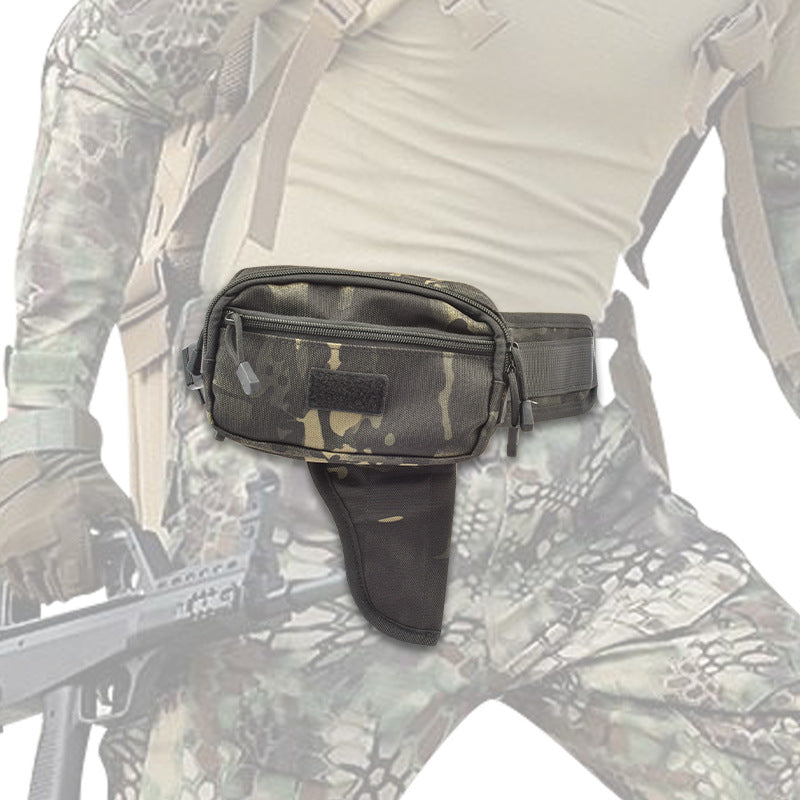 Tactical Gun Holster Waist Pack for Glock & 1911 – EDC Concealed Pistol Belt Pouch for 9mm, Hunting & CS Airsoft Gear