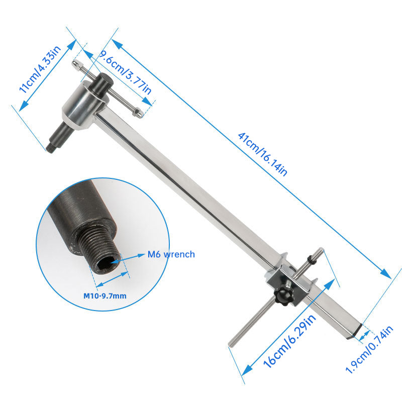 Derailleur Hanger Alignment Tool – 304 Stainless Steel Bike Frame Calibration Gauge