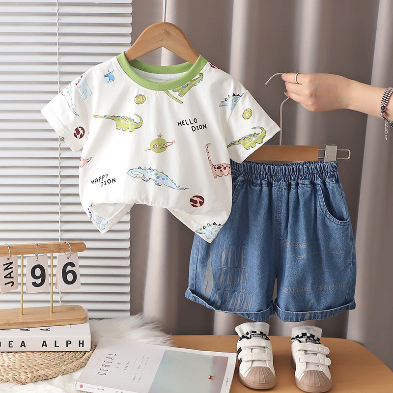 Boys' summer casual short sleeved summer style
