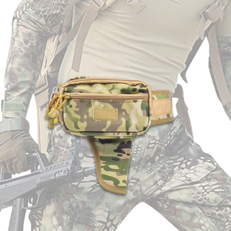 Tactical Gun Holster Waist Pack for Glock & 1911 – EDC Concealed Pistol Belt Pouch for 9mm, Hunting & CS Airsoft Gear