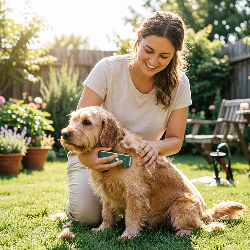 Professional Cordless Pet Clippers - Waterproof & Quiet Dog Grooming Trimmer for Home