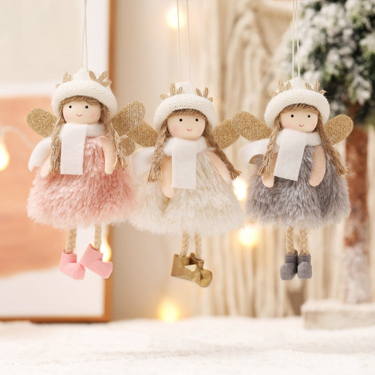 Christmas Angel Decorations, Christmas Tree Ornaments, Hanging Decorative Charms, Holiday Season Accessories
