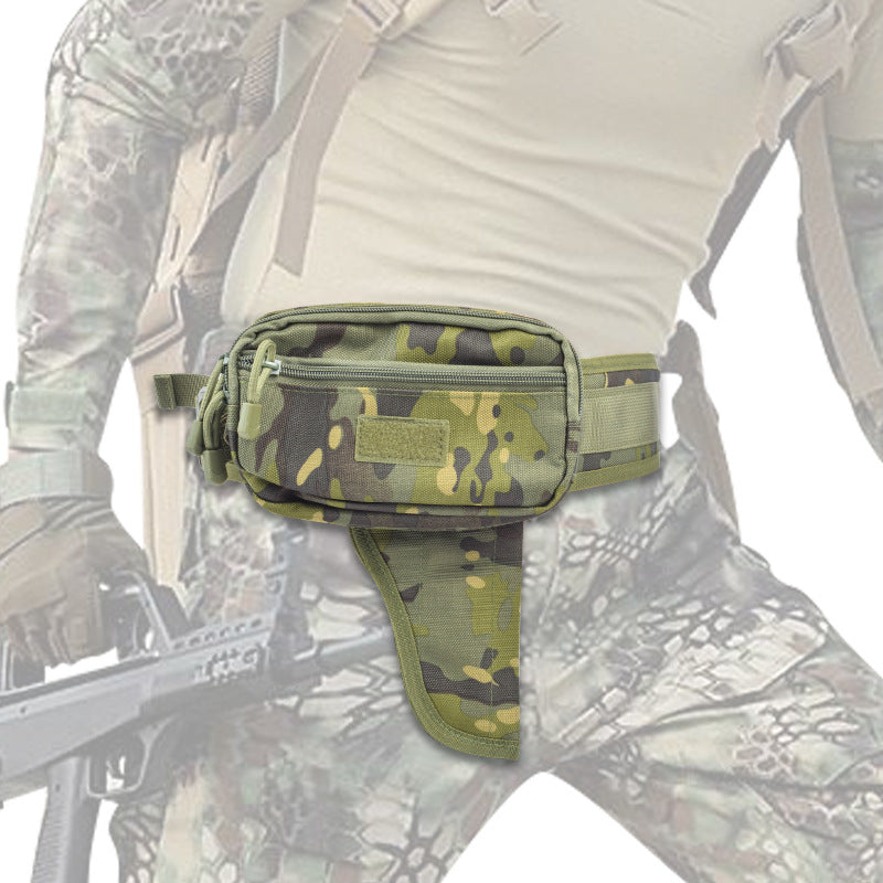 Tactical Gun Holster Waist Pack for Glock & 1911 – EDC Concealed Pistol Belt Pouch for 9mm, Hunting & CS Airsoft Gear