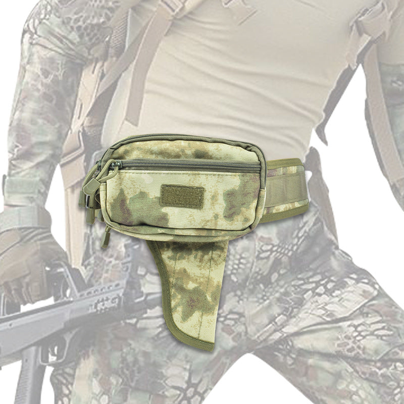 Tactical Gun Holster Waist Pack for Glock & 1911 – EDC Concealed Pistol Belt Pouch for 9mm, Hunting & CS Airsoft Gear