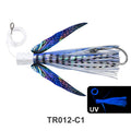 Squid Shape Trolling Lure – 225mm 77g Large Soft Fishing Bait, Deep Sea Boat Trolling Jig for Tuna & Pelagic Species