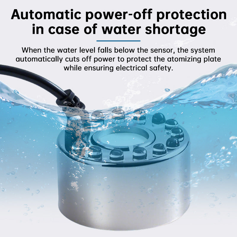 Small Ultrasonic Mist Maker Fogger – Automatic Pond Fog Machine for Garden, Pool, Fountain & Halloween Decor