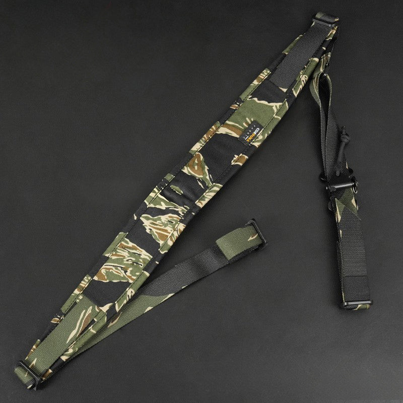 QD Tactical Rifle Sling, 2-Point Adjustable Airgun Strap, Nylon Quick Detach Sling for M4 AK Hunting