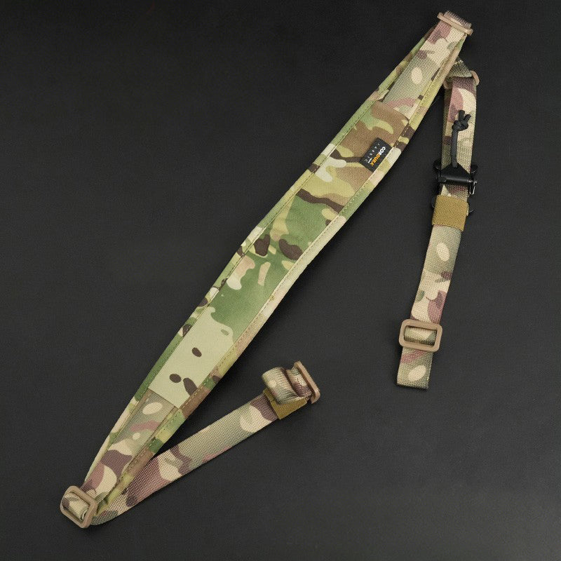 QD Tactical Rifle Sling, 2-Point Adjustable Airgun Strap, Nylon Quick Detach Sling for M4 AK Hunting