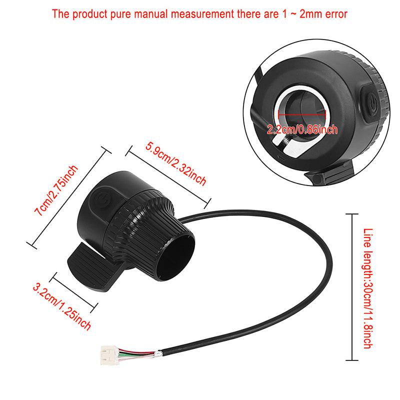 Compatible with KuKirin G2 Throttle，Commuter E-Scooter Thumb Accelerator, Smooth Steady Acceleration, Durable OEM Part