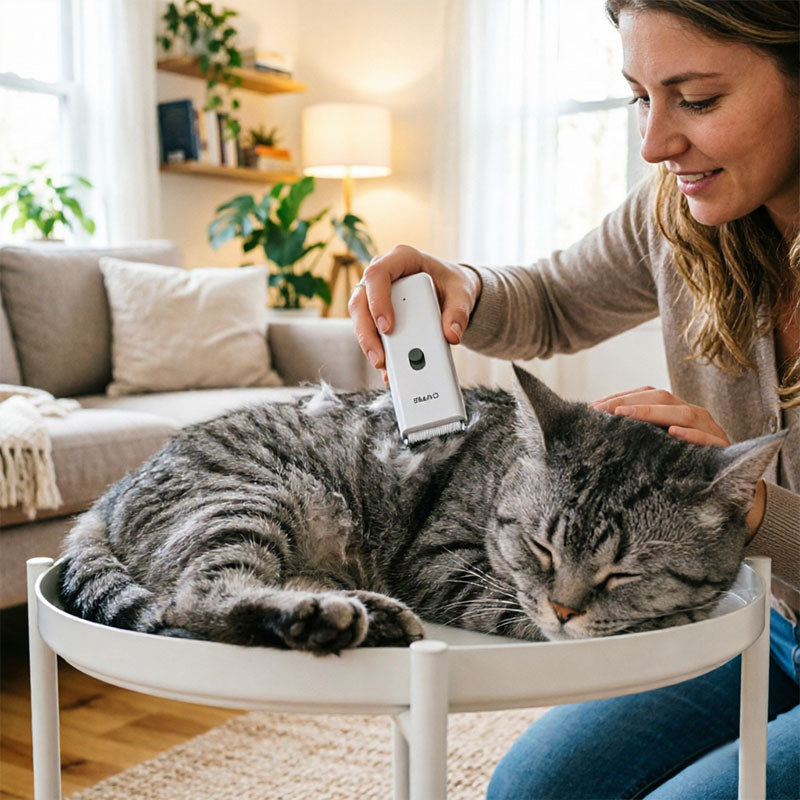 Professional Cordless Pet Clippers - Waterproof & Quiet Dog Grooming Trimmer for Home