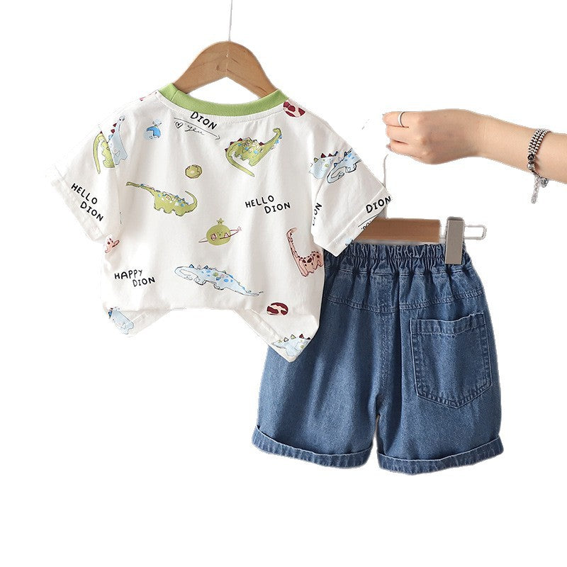 Boys' summer casual short sleeved summer style