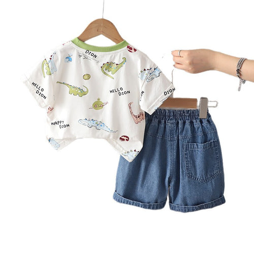 Boys' summer casual short sleeved summer style
