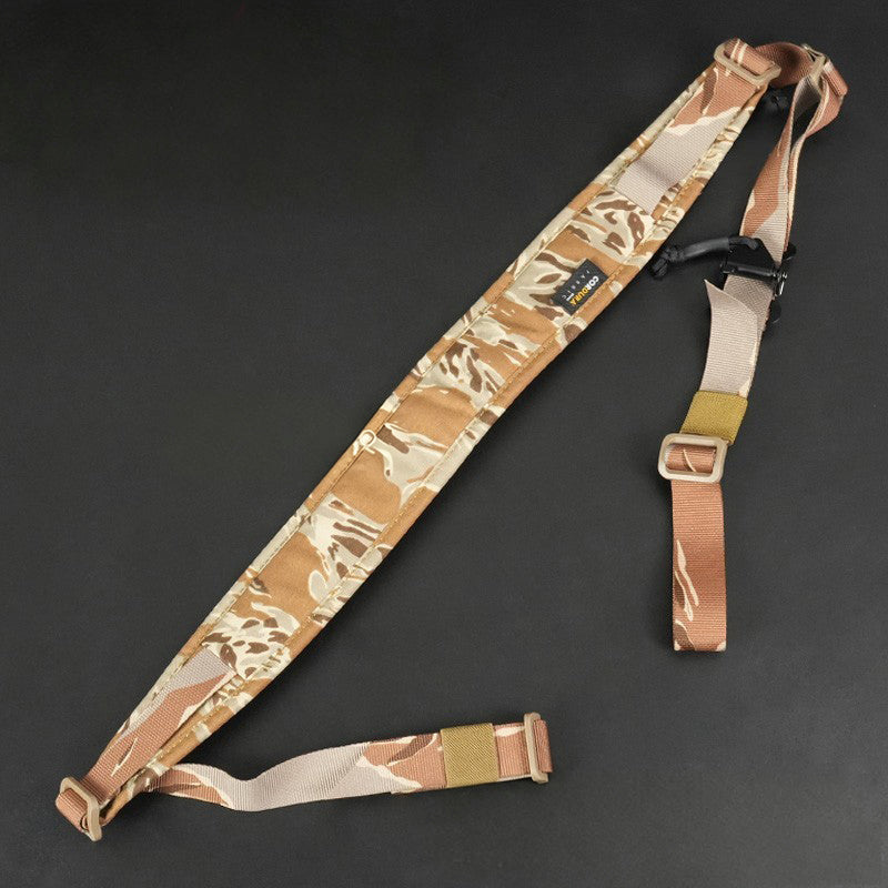 QD Tactical Rifle Sling, 2-Point Adjustable Airgun Strap, Nylon Quick Detach Sling for M4 AK Hunting