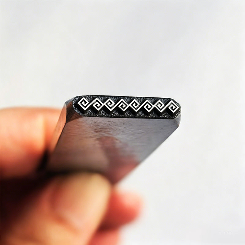 Delicate Lace Edge Metal Stamp | Jewelry Maker’s Hole Punch for Custom Ring & Bracelet Marking | Romantic Floral Texture Tool